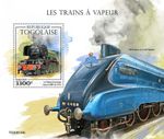 STEAM TRAINS LNER A3 & A4 Railway Locomotive Train MNH 1v-Stamp Sheet 2020 Togo