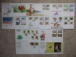 JERSEY - COLLECTION COMPLETE OF THE 10 FIRST DAY COVERS FOR 1997 INCL MIN SHEETS