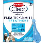 Bob Martin Clear Spot-On Flea Tick & Mite Treatment for Small Animals 1 Pipette