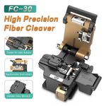 High Precision Fiber Optic Cleaver FC-30 Fiber Cutter w/3-in-1 Holder , Low Loss