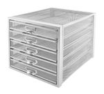 OSCO Wiremesh 5 Drawer Paper Sorter