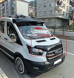 Set Sun Visor And Bonnet Guard protector Fits Ford Transit 2019+