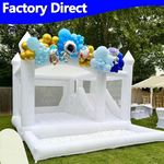Inflatable Bounce House w/ Slide & Ball Pit Jumping Bouncy Castle for Party