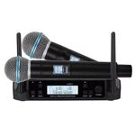 GLXD4+BETA58A Shure Vocal Dual Channel Wireless Microphone System UHF Handheld