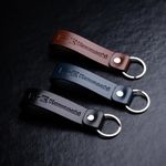 Kawasaki Leather keyring Motorbike Italian leather high quality
