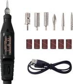 Electric Nail File for Thick Toe Nails, Adjustable Speed Electric Nail Drill Por