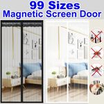 99 Sizes Magnetic Screen Door Net Mosquito Fly Insect Mesh Guard Curtain NEW UK