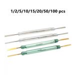 5x50mm Reed Switch NO 250V 5A Magnetic Sensor MKA50202 Style White/Green Tube