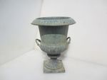 Victorian Brass Urn Jardiniere Tub Planter Plant Pot Old Antique 10.5"H
