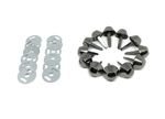 Bag Feet Studs 15mm 12mm 10mm Silver Gold Gunmetal 12pk Bag making Hardware