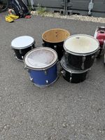 Free P&P. One 12” or one 13”  Tom. Random Colour Football Match Drum Line