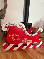 PERSONALISED JUMBO VIRAL Festive Fun Christmas Festive Gift Presents Sleigh 96CM