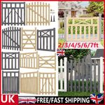 Pressure-Treated Wooden Garden Gate Outdoor Entrance Pedestrian Gates Farm Fence