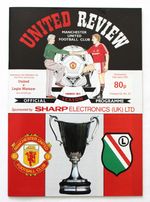 MANCHESTER UNITED v LEGIA WARSAW ECWC SEMI FINAL 2nd LEG 1990/91 24/4/1991