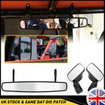 Utv Atv Side Center Rear Wing Mirror Combo Kit Universal Fits For Commander Rel