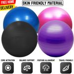Large Gym Ball Anti-Burst Yoga Pilates Core Exercise Ball Pregnancy Gym Fitness