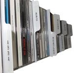 Vinyl Guru CD Dividers Any Quantity White or Black Plastic For Shelf Storage