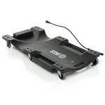 SGS Contoured Professional Car Creeper With Inspection Light Bright LED 6 Wheels