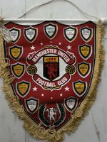 Manchester United FC Vintage Coffer Pennant (Honours) Very Rare
