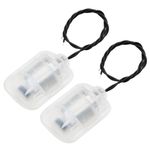 2PCS Vibration Motors DC 12V 4000RPM Vibrating Motor with Shell&Wire 58x44x30mm