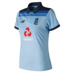 England Cricket Polo Top Women's New Balance SS ODI Top - New