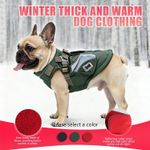 Reflective Winter Dog Jacket with Harness Warm Coat for Large Small Pet Dogs