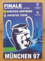 1997 Champions League Final BORUSSIA DORTMUND v JUVENTUS VG Condition Programme