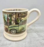Emma Bridgewater Tinkering In The Garage 1/2 Pint Mug RARE excellent condition 