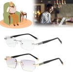 Mag Vision Glasses, Automatic Zoom Blue Light Blocking Reading Glasses