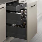 BNIB HOWDENS Grey Blum HYH7067 Deep Pan Drawer Box 600mm RRP £159 +VAT