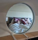 Vintage Durlston Designs Table Mirror 1960s Minimalist Rare 36cm 