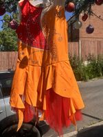 flame style figureskating dress