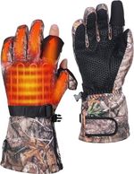 Mens Heated Gloves, Perfect For Winter Waterproof Windproof Rechargeable RRP £50