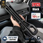 2x Car Seat Gap Filler Side Seam Plug Strip Leak-proof Fill Strip Anti-Drop UK