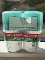 Vichy 48H Anti-perspirant Treatment 2 x 50ml