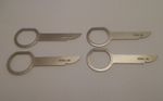 FORD TRANSIT MK7 Camper Van HORIZONTAL SLOTS CAR STEREO RADIO REMOVAL TOOLS KEYS