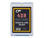 CF Magnetic Card Holder One Touch - 4" x 6"  Sports 4x6 Post Card Photo Holder