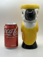 Unusual  Large Vintage 1970s Parrot Tiki Ceramic Cocktail Mug / Vase Funky Retro