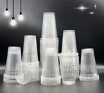 7oz Clear Plastic Cups Reusable Plastic Cups Disposable for Water Coolers UK