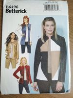 Butterick 6496 Misses Jacket & Vest