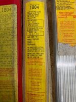 EUTECTIC CASTOLIN EUTECROD BRAZING / WELDING RODS - 1804
