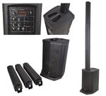 Column Array PA System 350 Watt with Bluetooth, Mic Inputs and 8" Subwoofer