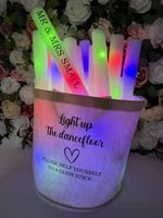 Personalised Foam Glow Sticks & DIY Foam Glow Stick Vinyls | Wedding Vinyl