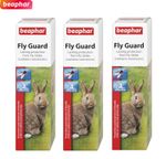3 Pack Beaphar Fly Guard Rabbit Guinea Pig Fly Strike Treatment 75ml