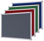 FELT NOTICE BOARDS WOODEN + ALUMINIUM FRAMES 900 X 600 + 1200 X 900 mm FREE DEL