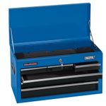 Tool Chest 6 Drawer 26in Blue Storage Unit Heavy Duty Lockable Steel Box Pro