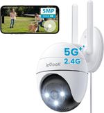 ieGeek Outdoor 5MP WiFi Security Camera Home 360° Auto Tracking CCTV System UK
