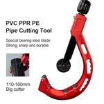 110-160mm PVC PP PE Pipe Cutter for Copper Tube Plumbing Bearing Tool