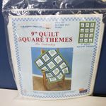 Jack Dempsey Needle Art Kit FROGS  9"  Square Themes Quilt Blocks with Thread
