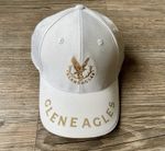 Gleneagles Golf Baseball Cap Hat White Gold New